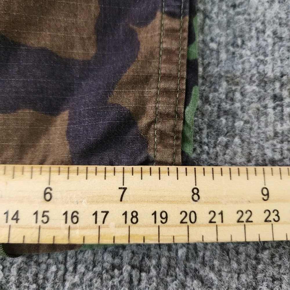Vtg 90s US Army M81 Woodland Camo BDU Cargo Snap Fly Pants Mens Small Long 31x33
